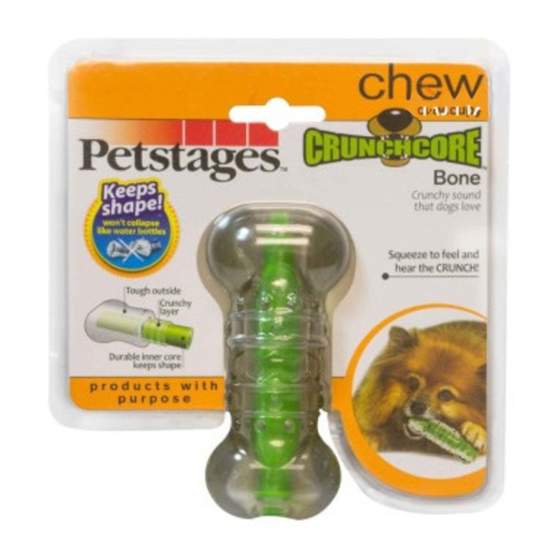 Petstages игрушка для собак \Хрустящая косточка\ резиновая малая игрушка для собак petstages хрустящая косточка 12 см