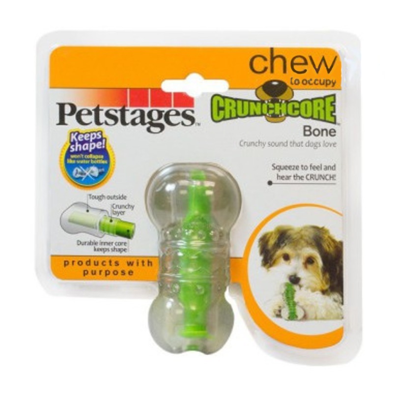 Petstages игрушка для собак \Хрустящая косточка\ резиновая очень маленькая игрушка для собак petstages хрустящая косточка 12 см