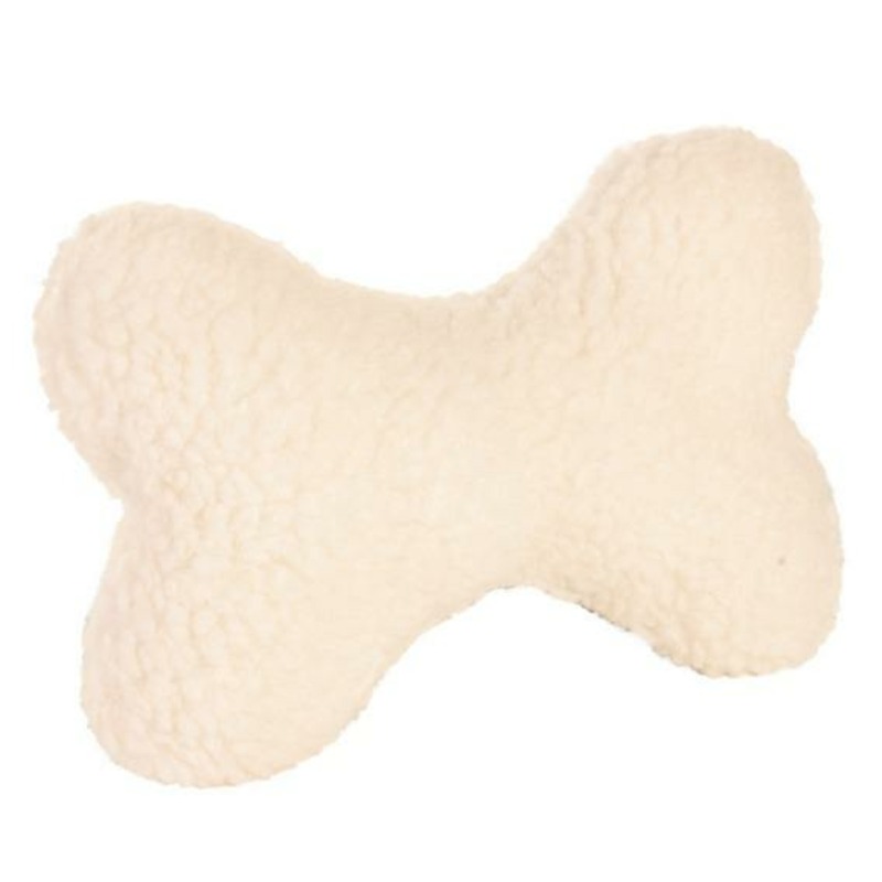 Игрушка Trixie для собак кость меховая пищащая 20 см игрушкка пижон пищащая свинья на отдыхе для собак 14 5 х 5 см чёрная