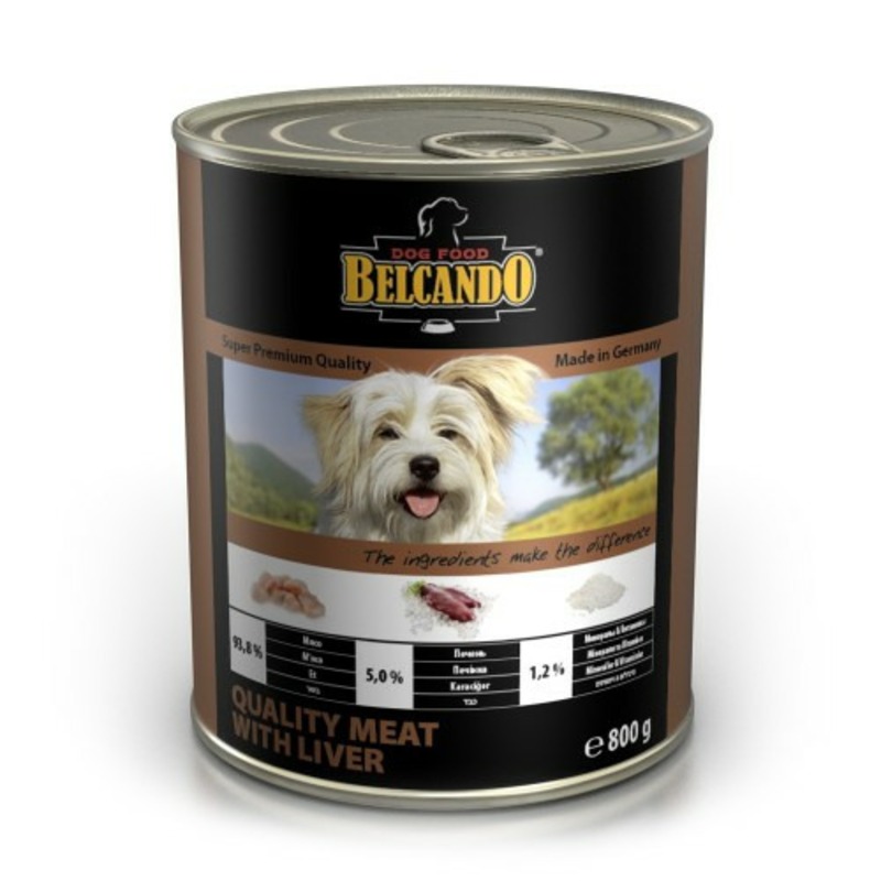 Консервы для собак Belcando Super Premium с отборным мясом и печенью belcando belcando junior lamb