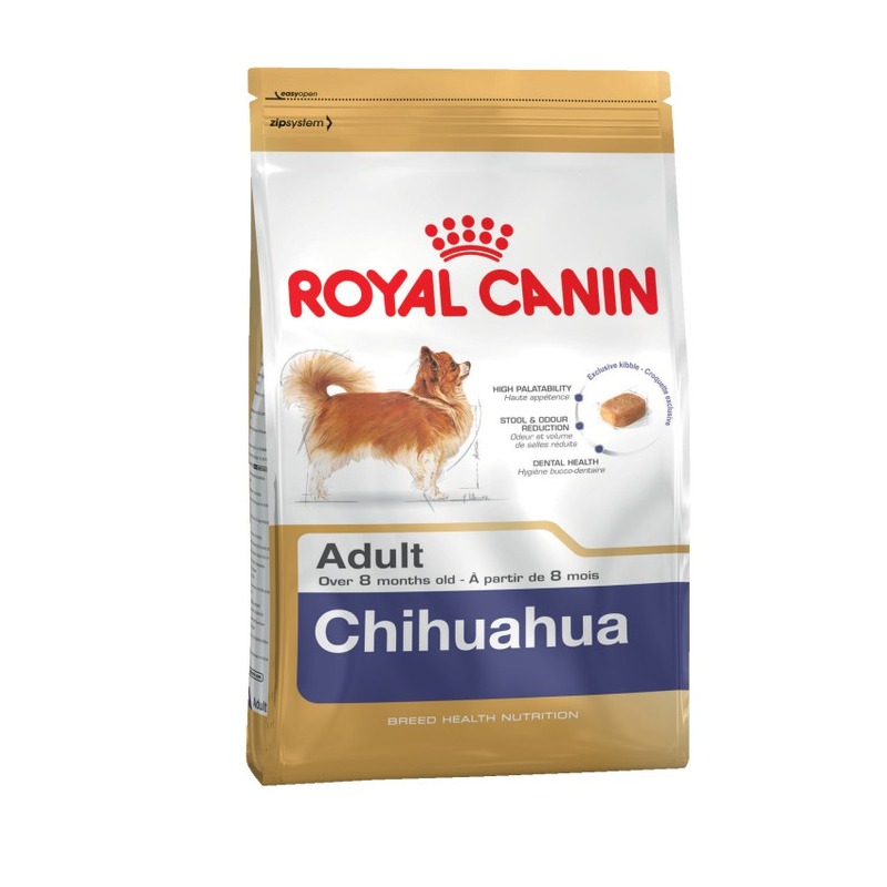 Royal Canin Chihuahua Adult полнорационный сухой корм для взрослых собак породы чихуахуа - 1,5 кг сухой корм для собак чихуахуа 8 месяцев royal canin chihuahua adult 500 г