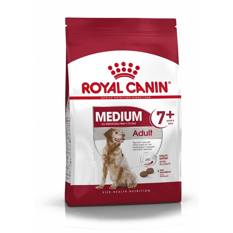 Royal Canin Medium Adult 7+ полнорационный сухой корм для пожилых собак средних пород старше 7 лет - 4 кг royal canin medium adult 7 для пожилых собак средних пород старше 7 лет 4 кг х 4 шт