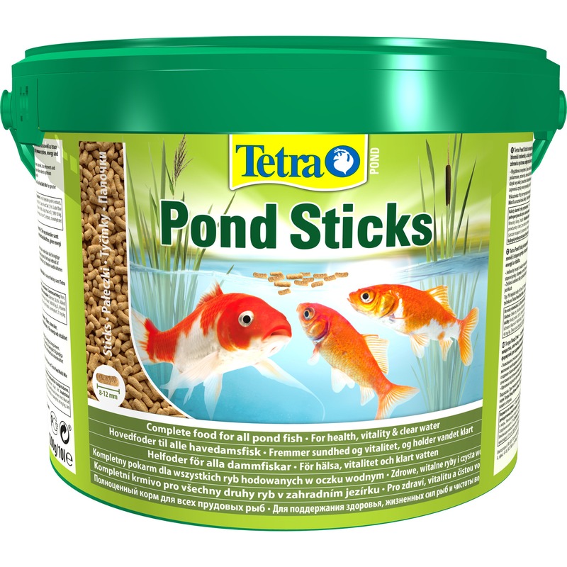 Корм Tetra Pond Sticks для прудовых рыб в палочках - 10 л tetra средство tetra pond crystal water для очистки прудовой воды от мути 3 л