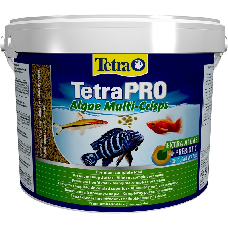 корм tetra pro algae crisps растительный для всех видов рыб в чипсах 500 мл Корм Tetra Pro Algae Crisps растительный для всех видов рыб в чипсах