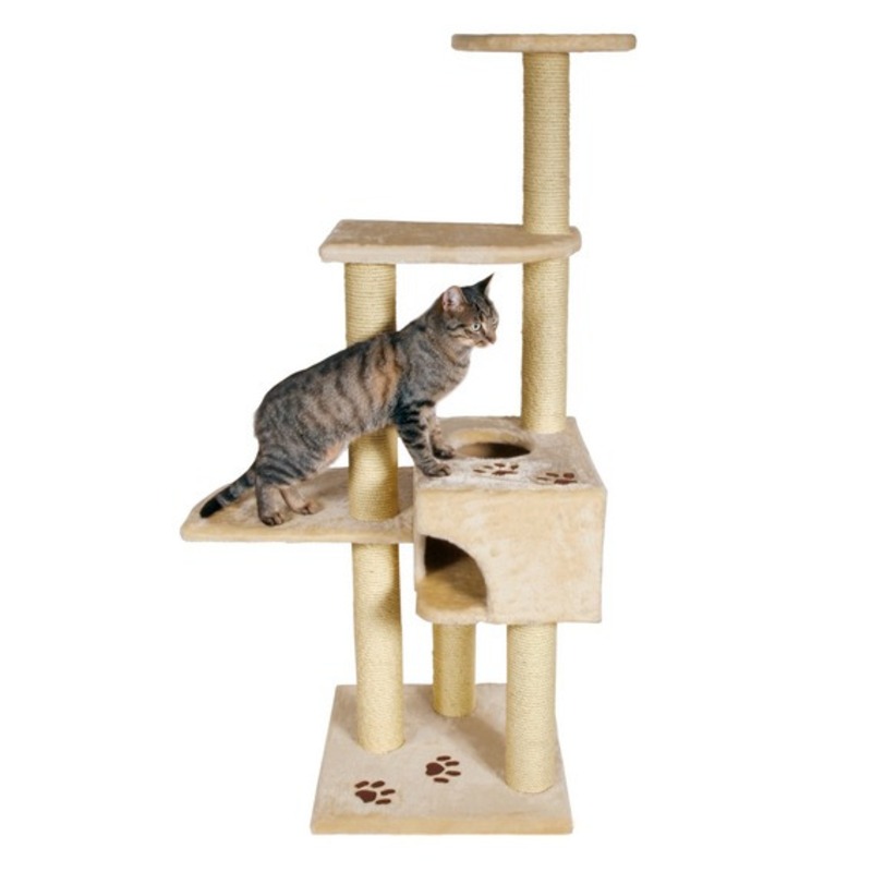trixie домик башня для кошки jorge 78 см серый антрацит Trixie Домик для кошки Alicante, 142 см, антрацит