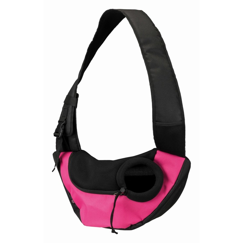 Trixie Слинг-переноска Sling, 50×25×18 см, розовый/чёрный удобный регулируемый ремень для переноски ребенка на весну и лето