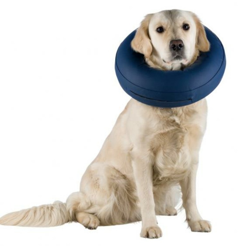 Воротник защитный Trixie для собак надувной L–XL синий защитный надувной воротник trixie l xl синий
